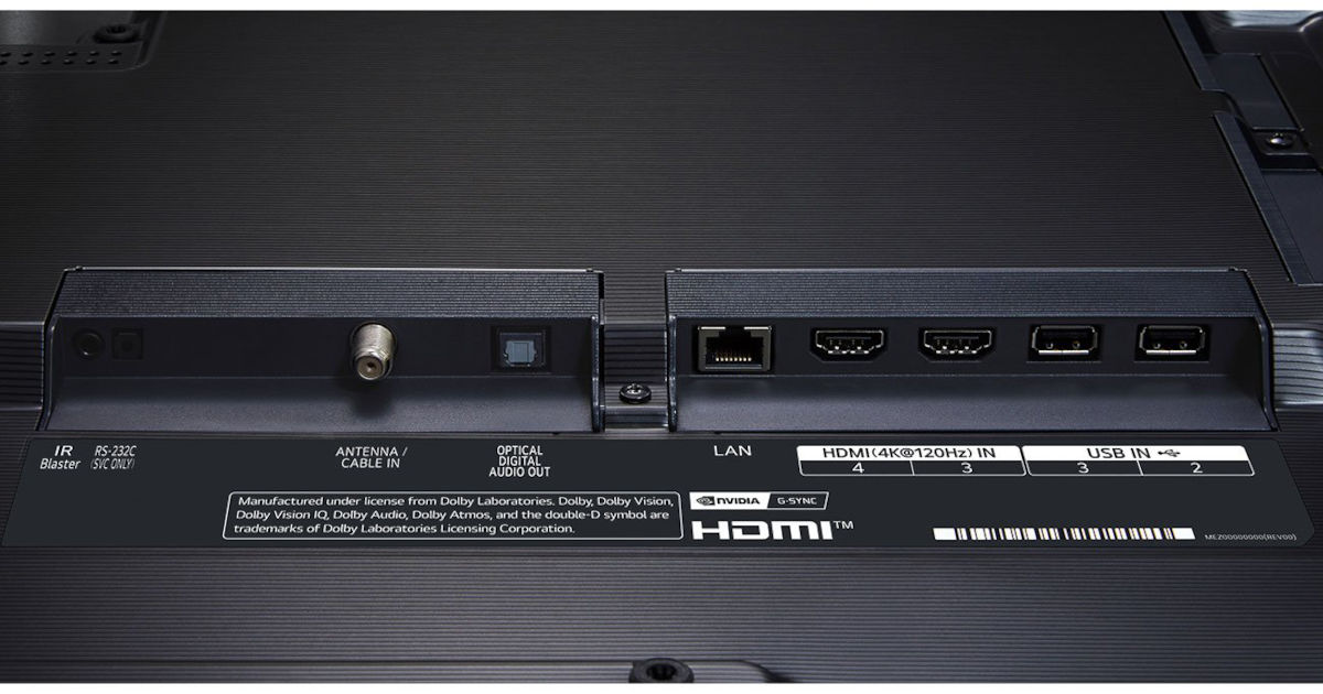 خرابی پورت HDMI 2.1 تلویزیون ال جی