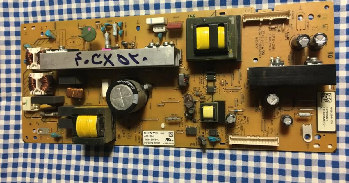 خرابی برد تغذیه تلویزیون سونی KDL-40CX520 خرابی برد تغذیه تلویزیون سونی KDL-40CX520